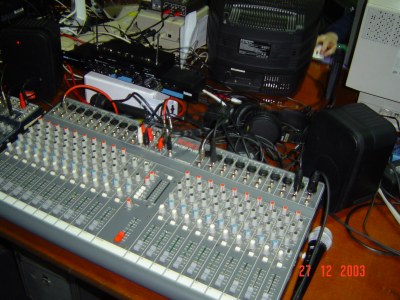 the audio controls