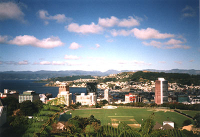 view over the town