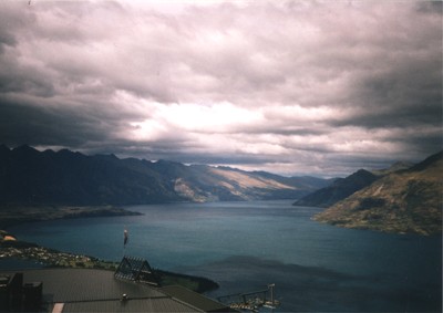 lake wakatipu from gondola station